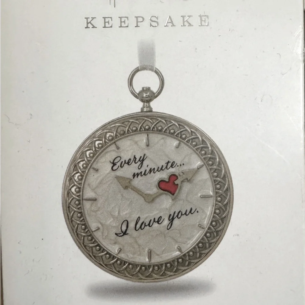 Hallmark Silver and Cream New “Time for love” ornament. - Picture 3 of 4